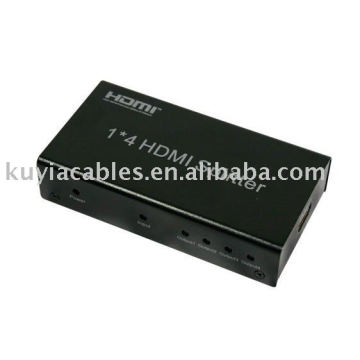 1x4 HDMI Audio / Video Splitter / 4 Port HDMI Splitter High Def - 1.3 - 1080P - DTS 7.1